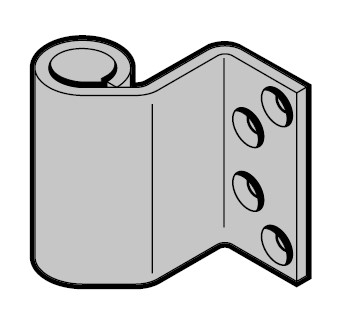 Hörmann Flügelteil schraubbar KO / FE 615 – 20 L, unten OD – Türen für Tür BILD 1