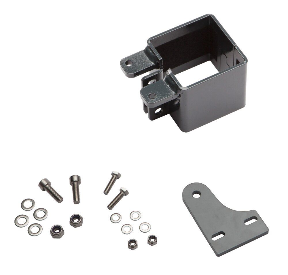Sommer Torpfostenbeschlag Set, für Pfosten 80x80 90° Scharnier für Pfosten