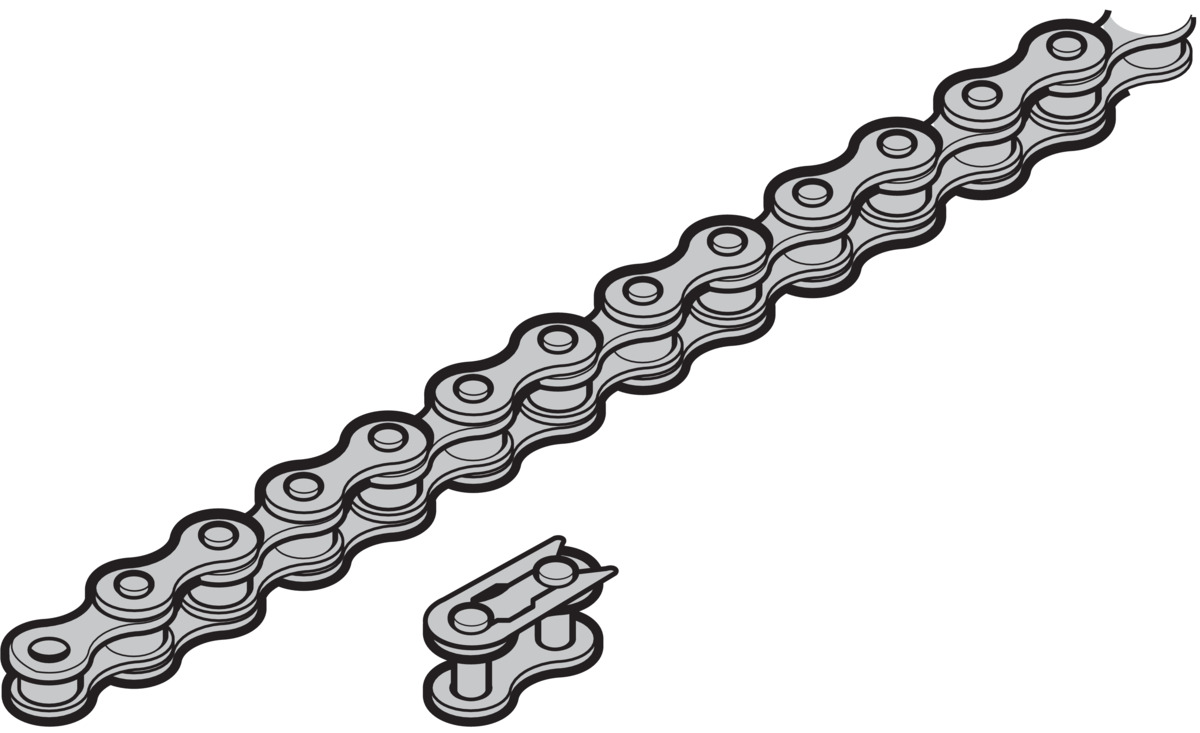 Hörmann Rollenkette mit Clip- schloss L = 889mm für Industrie-Sektionaltor BILD 9
