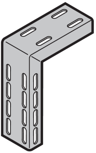 Hörmann Abhängung hinten Beschlag L, LD rechts 298mm für Industrie-Sektionaltor BILD 1