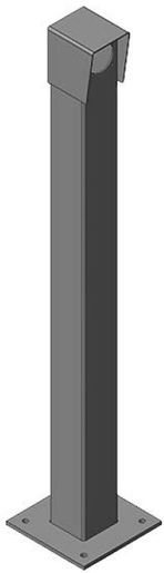 Hörmann Standsäule STN 1 mit Schraubsockel, 1050mm für Antriebe & Steuerungen BILD 1