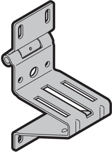 Hörmann Rollenbock Typ 6-FP, verzinkt für Industrie-Sektionaltor BILD 1