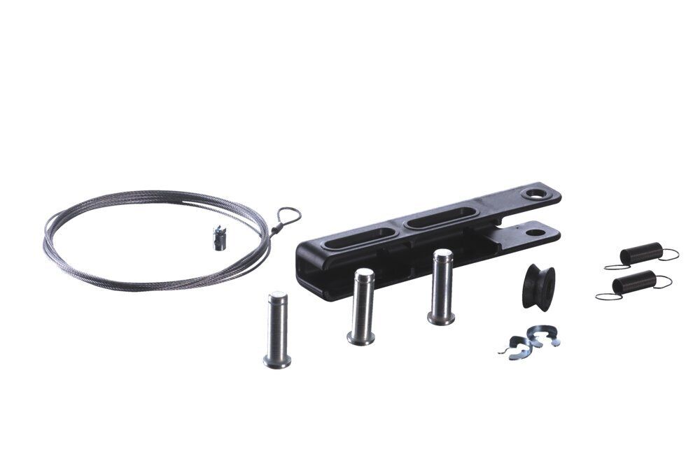Sommer Verriegelung Set, inkl. Drahtseil 2500 mm Verklemmung, Zugfeder BILD 1