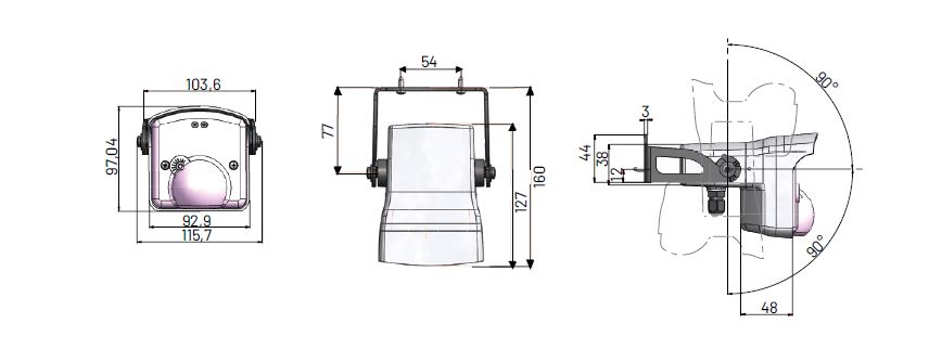 MARANTEC Condor Radar-Bewegungsmelder & Anwesenheitssensor,3,5 - 7m für Antriebe BILD 9