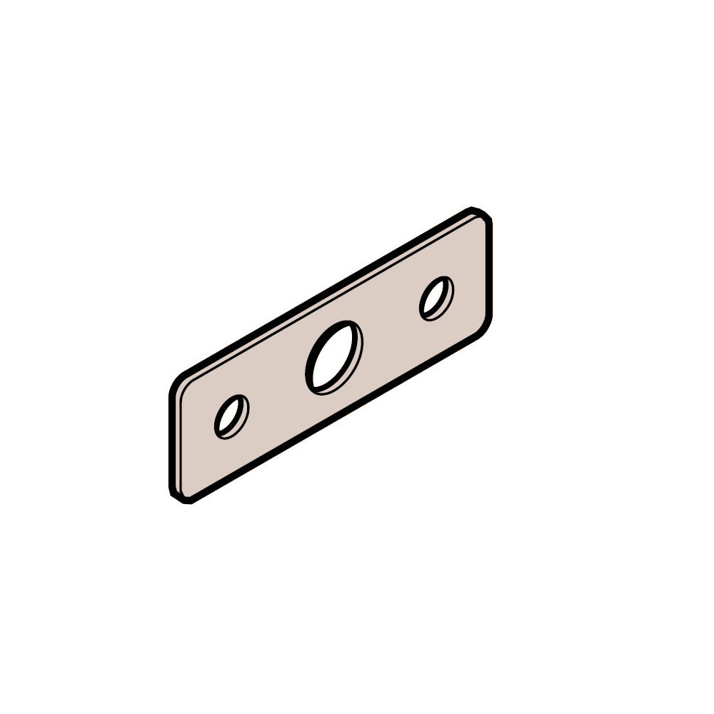 Hörmann Distanzblech Scharnier, 60 × 20 × 1,5mm für Sektionaltor BILD 1