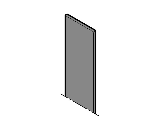 Hörmann Dämmschichtstreifen (LxBxT) 1582 × 40 × 1,8mm, schwarz für Türen BILD 1