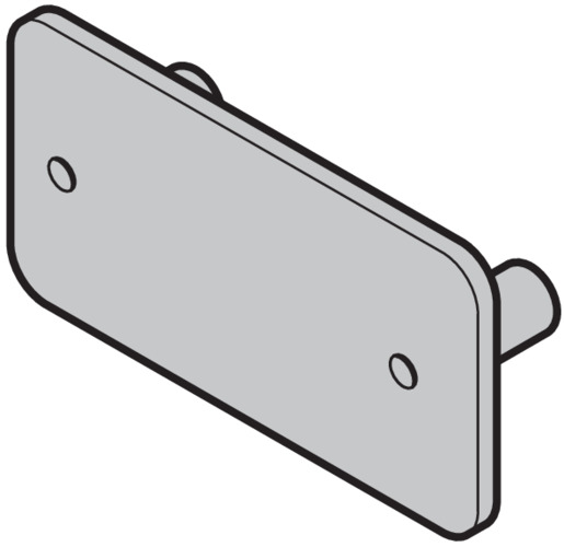 Hörmann Griffplatte (16mm) ALR/TAR für Industrie-Sektionaltor / 3039973 BILD 1