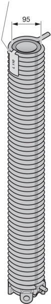 Hörmann Torsionsfedereinheit R117, innen Ø 95mm für Industrie-Sektionaltor BILD 9