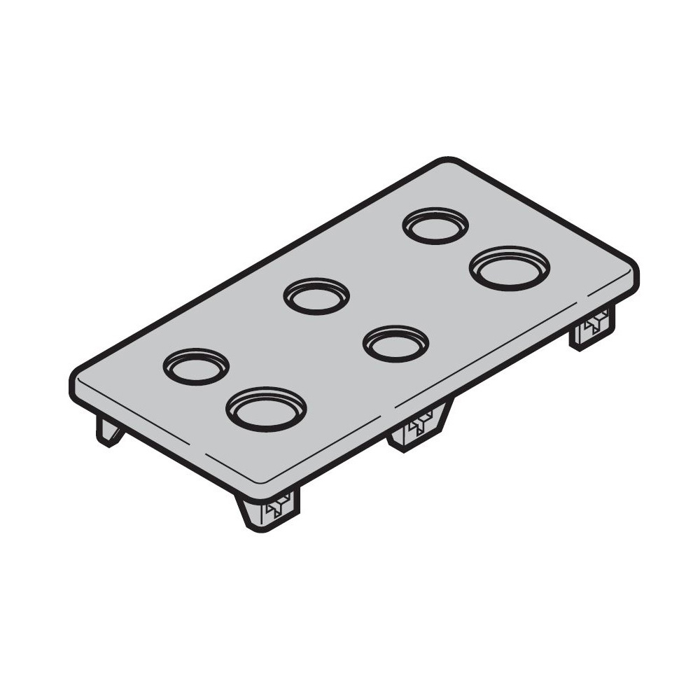 Hörmann Flanschdeckel oben, schwarz für Industrietor-Antriebe / 638112 BILD 9
