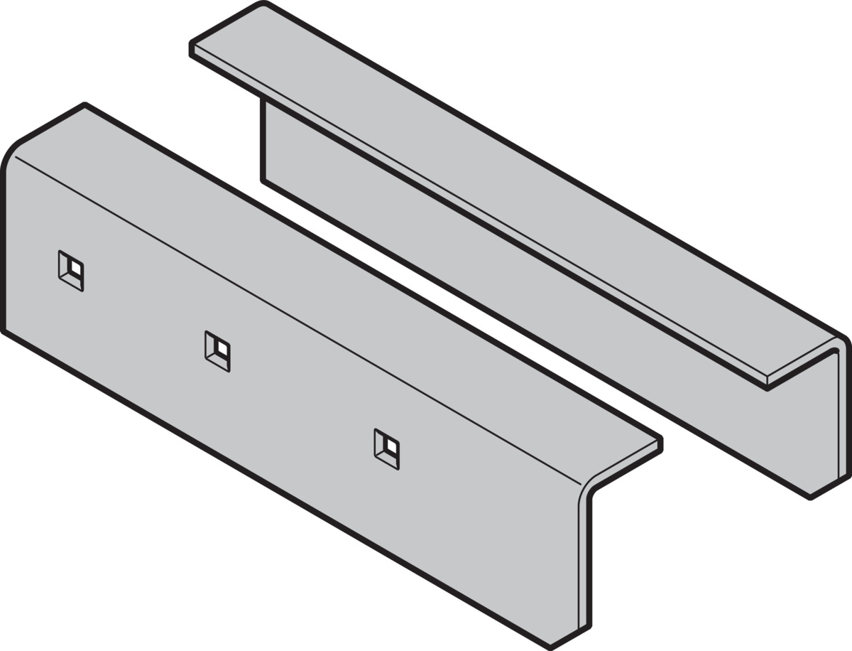 Hörmann Ausleger für VS/WS Beschlag,rechts,ML=204mm für Industrie Sektionaltor BILD 1