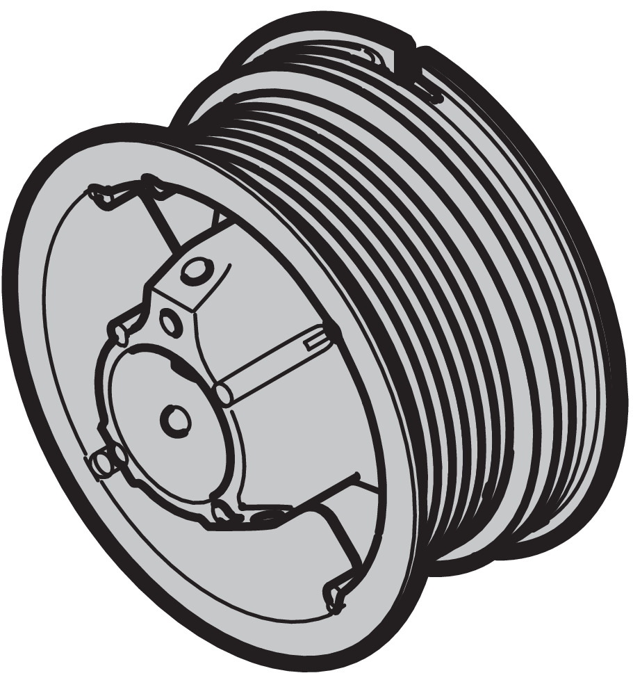 Hörmann Seiltrommel Größe 1 (Ø 140mm), rechts für Industrie-Sektionaltor BILD 9
