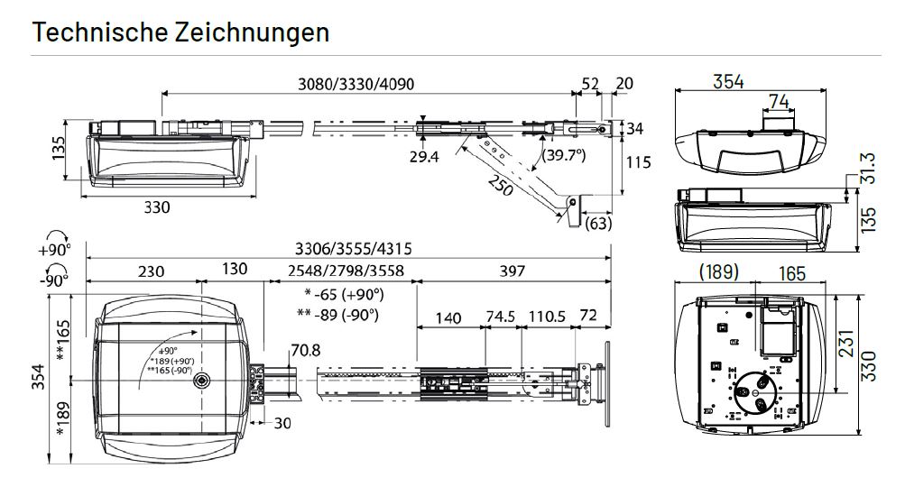 MARANTEC Comfort 360 Set 24 V-DC Motor, 650 N, 22 cm/s für Garagentore BILD 9