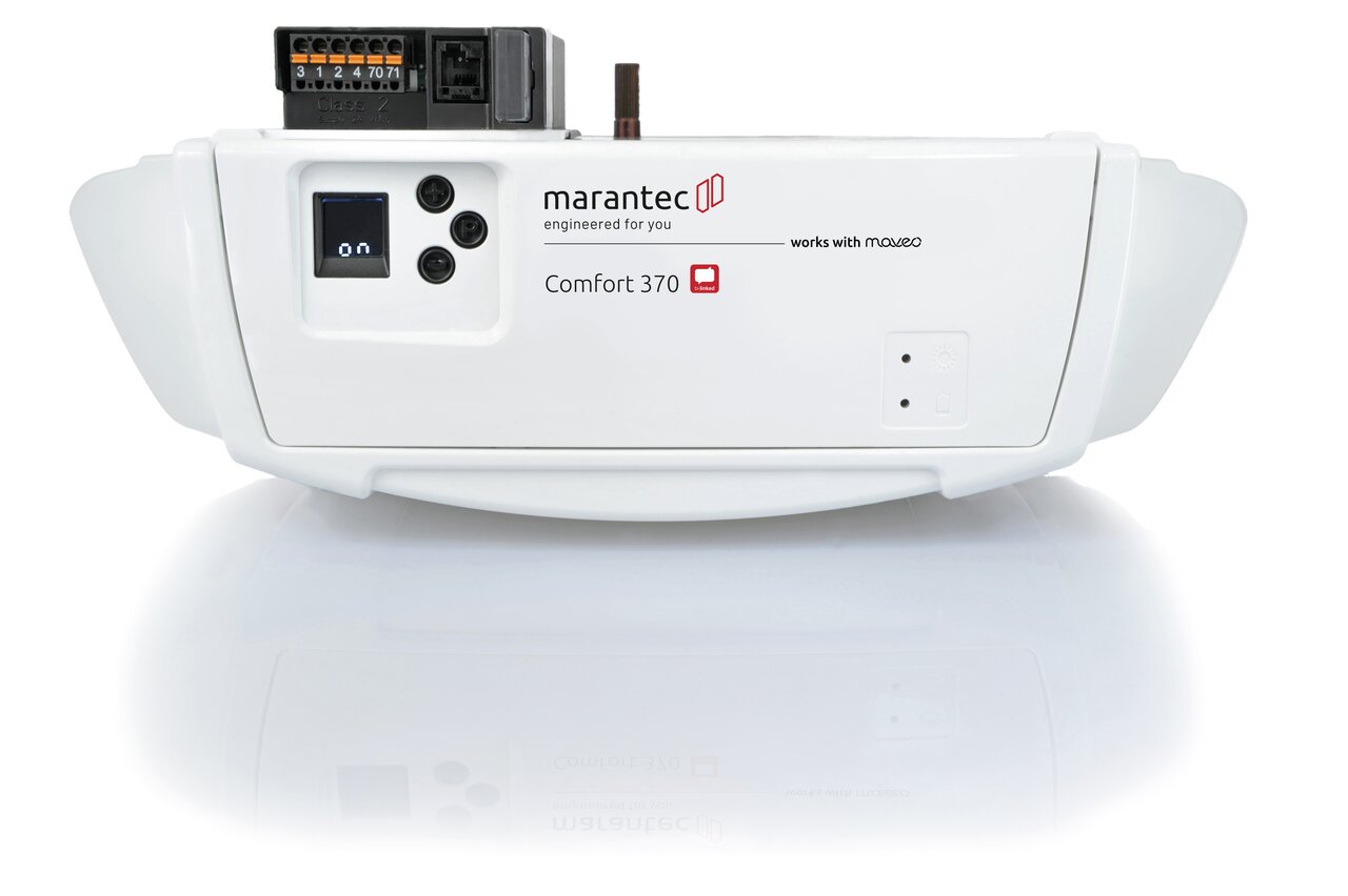 MARANTEC Comfort 370 Set 24 V-DC Motor, 850 N, 23,5 cm/s für Garagentore BILD 1