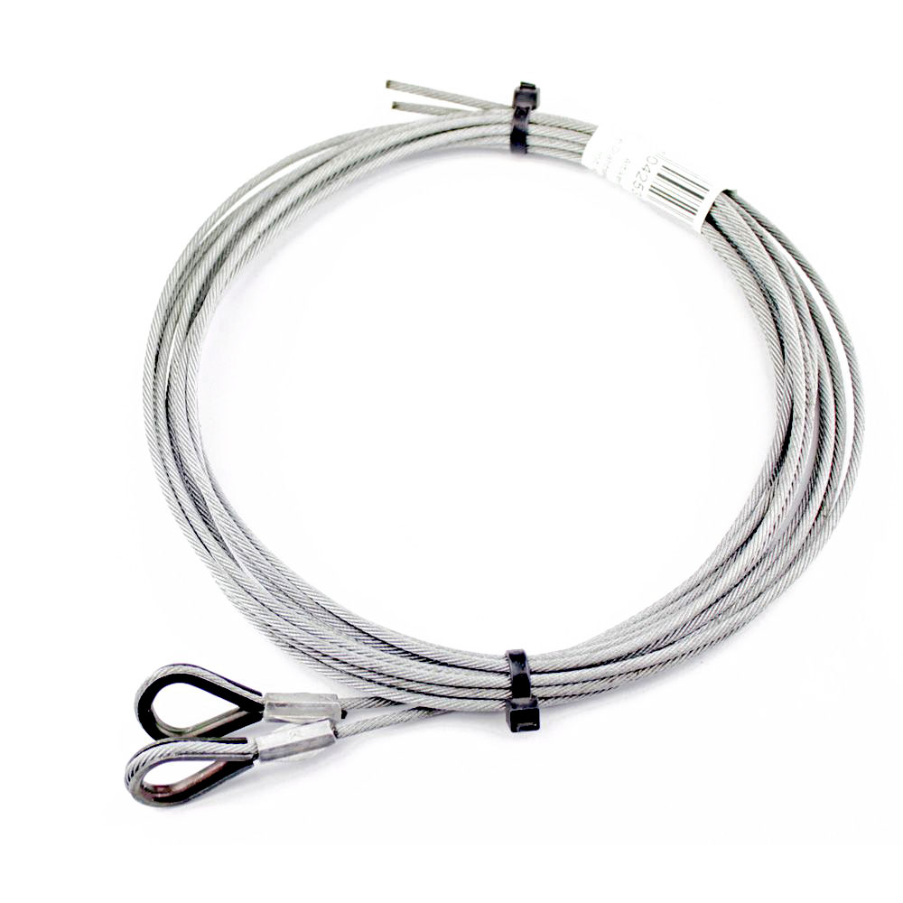 Hörmann Drahtseile Ø 3mm Beschlag H, 4790mm, bis Torhöhe 2500mm für Sektionaltor BILD 1