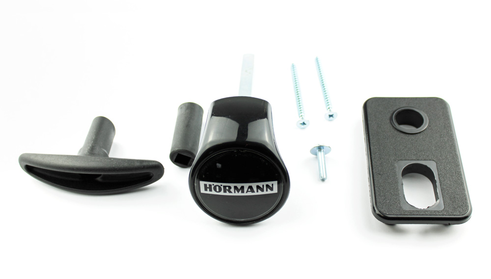 Hörmann Torgriffgarnitur TS 42mm, ASSA, schwarz für Sektionaltor / 4015153 BILD 3