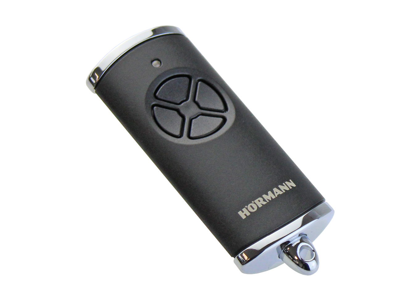 Hörmann Handsender HSE 4 BiSecur (868 MHz), schwarz/chrom für Antriebe BILD 1
