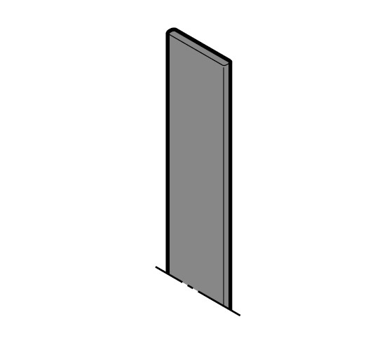 Hörmann Dämmschichtstreifen (LxBxT) 1582 × 25 × 1,8mm, schwarz für Türen BILD 1