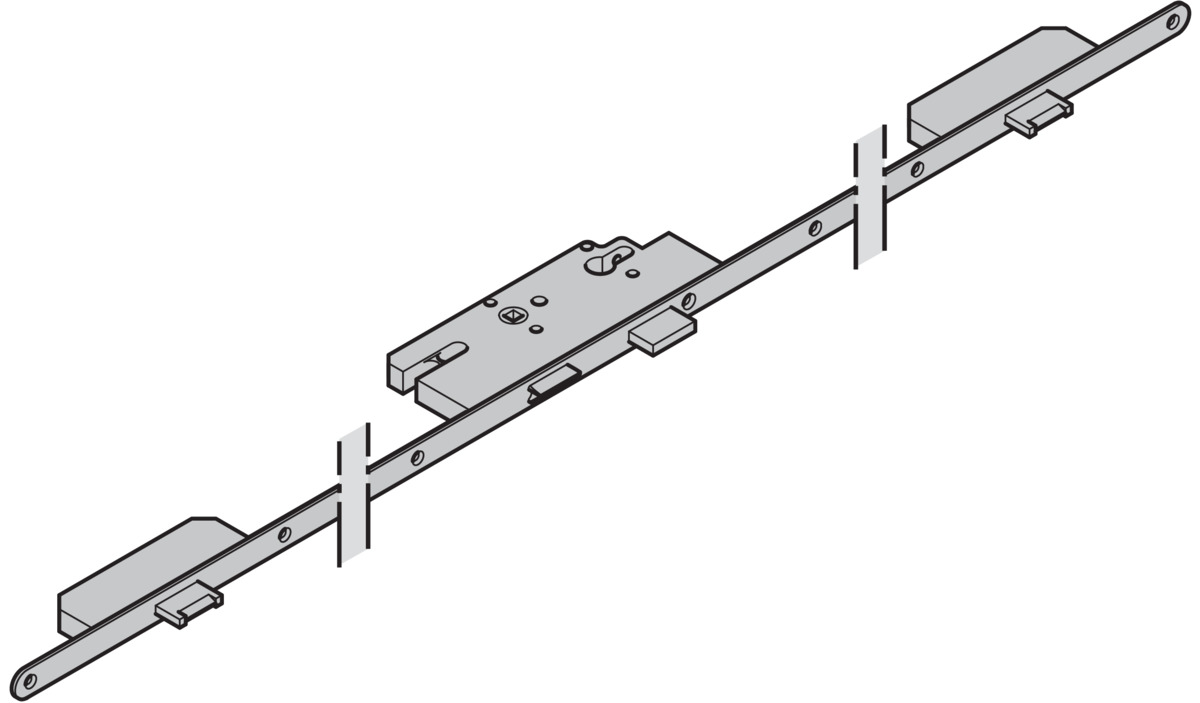 Hörmann Mehrfachverriegelung f. Nebentür,RZ,ab 01.04.15 für Industrie-Nebentüren BILD 1