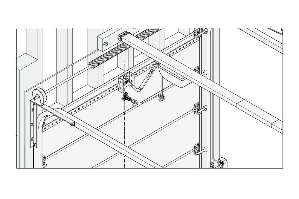 Sommer Notentriegelungsschloss, Ø 13 mm x 50 mm, „Standardkey“ für Gargentore BILD 9