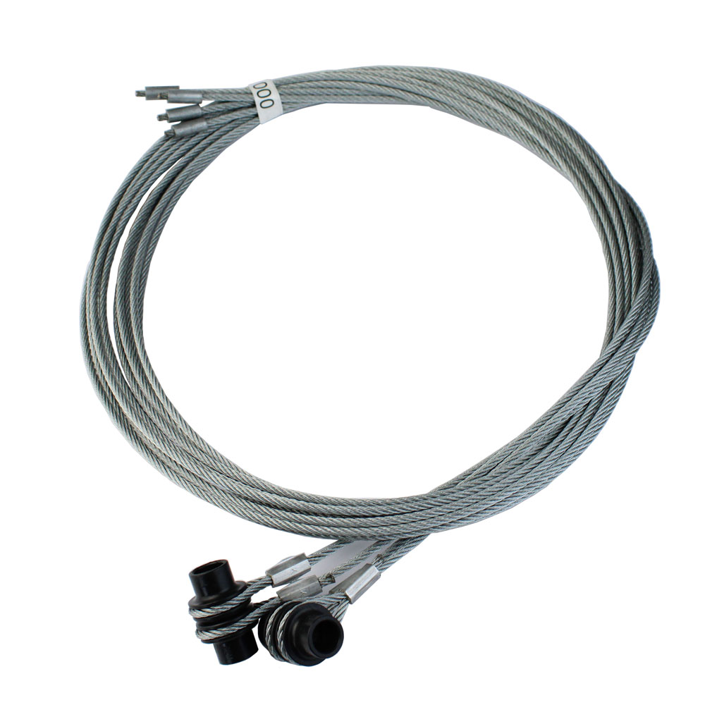 Hörmann Drahtseile Ø 3mm Beschlag Z, 2865mm, bis Torhöhe 2375mm für Sektionaltor BILD 1