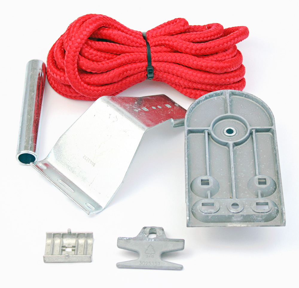 Hörmann Handzug komplett mit Handseil (Beschlag N,H) für Industrie-Sektionaltor BILD 2