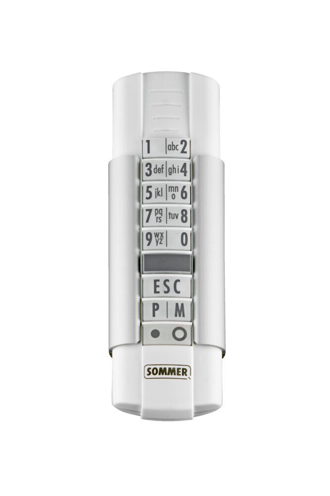 Sommer 12-Befehl-Handsender Telecody+ 868,95MHz weiß, weiß für Antriebe BILD 5