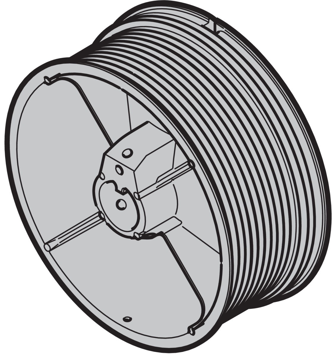 Hörmann Seiltrommel Gr.3 links für Industrie-Sektionaltor / 3086193 BILD 1