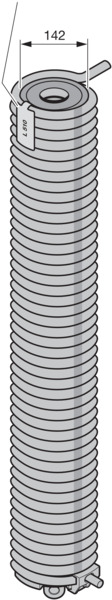Hörmann Torsionsfedereinheit R520, innen Ø 142mm für Industrie-Sektionaltor BILD 9