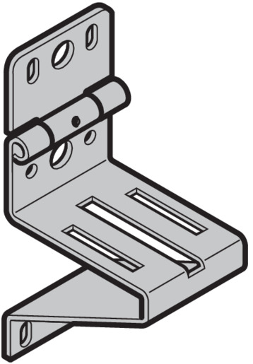 Hörmann Rollenbock Typ 80 Edelstahl für Industrie-Sektionaltor BILD 1
