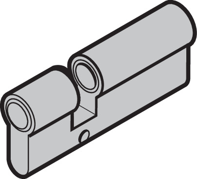Hörmann CES 802 Blindzylinder, 31,5/65,5mm für Bautiefe 80mm BILD 9