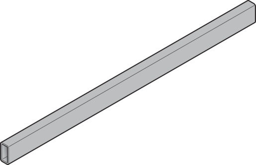Hörmann Verschlussstangenführung Rohr 20x10mm für Industrie-Sektionaltor BILD 1