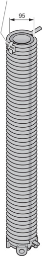 Hörmann Torsionsfedereinheit R605, innen Ø 95mm für Industrie-Sektionaltor BILD 9