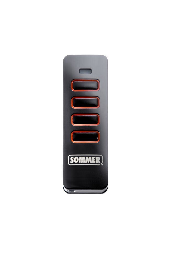 Sommer Handsender 4-Tasten Pearl 868,95MHz schwarz/rot für Antriebe BILD 2