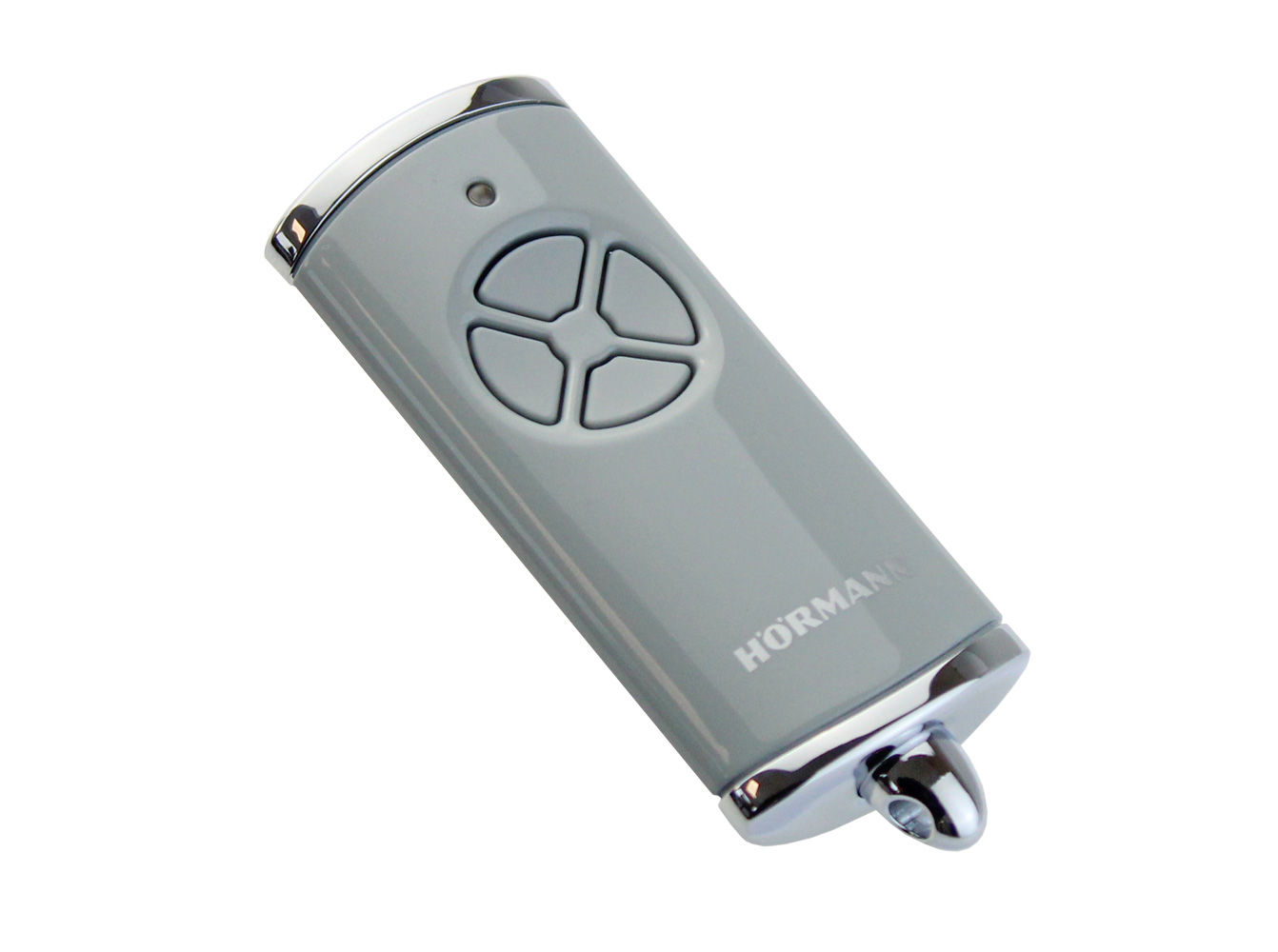 Hörmann Handsender HSE 4 BiSecur (868 MHz), hochglanz grau/chrom für Antriebe BILD 1