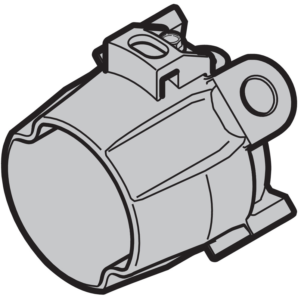 Hörmann Spannkonus Gr. 2 mit Federklemmen für Industrie-Sektionaltor BILD 1