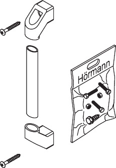 Hörmann Handgriff mit Befestigungmaterial / 41374