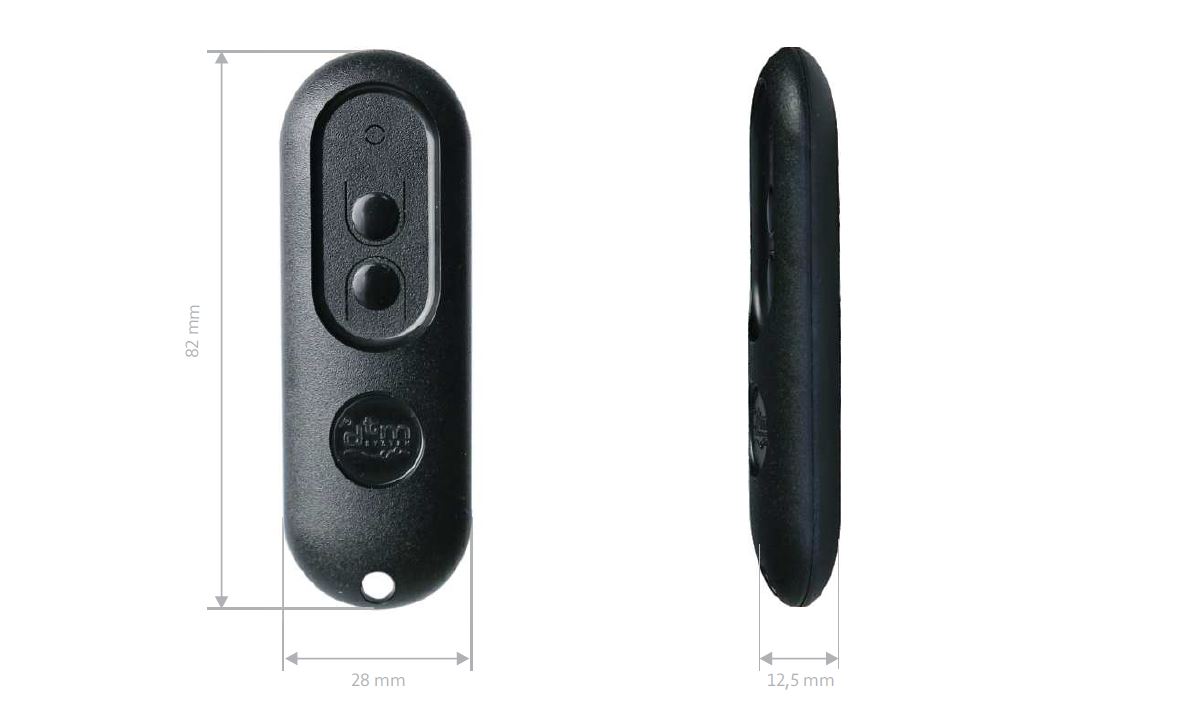 DTM ICE-868  Handsender, 2 Tasten, 868MHz, Reichweite bis 250m für Antriebe BILD 9
