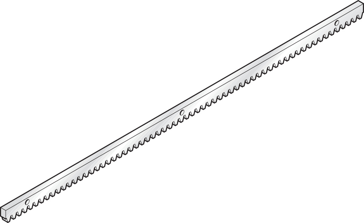 Hörmann Stahl- Zahnstange 1000x30x12 mm für Antriebe & Steuerungen BILD 9