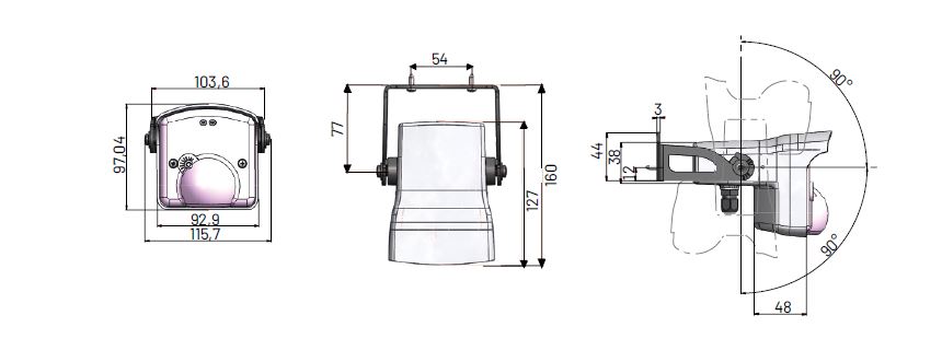 MARANTEC Condor XL Radar-Bewegungsmelder &Anwesenheitssensor,2-3,5m für Antriebe BILD 9