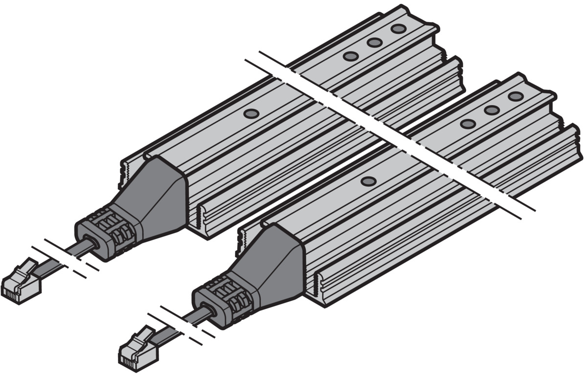 Hörmann Opto-Sender/-Empfänger für HLG-550 Länge 55cm für Antriebe & Steuerungen BILD 1