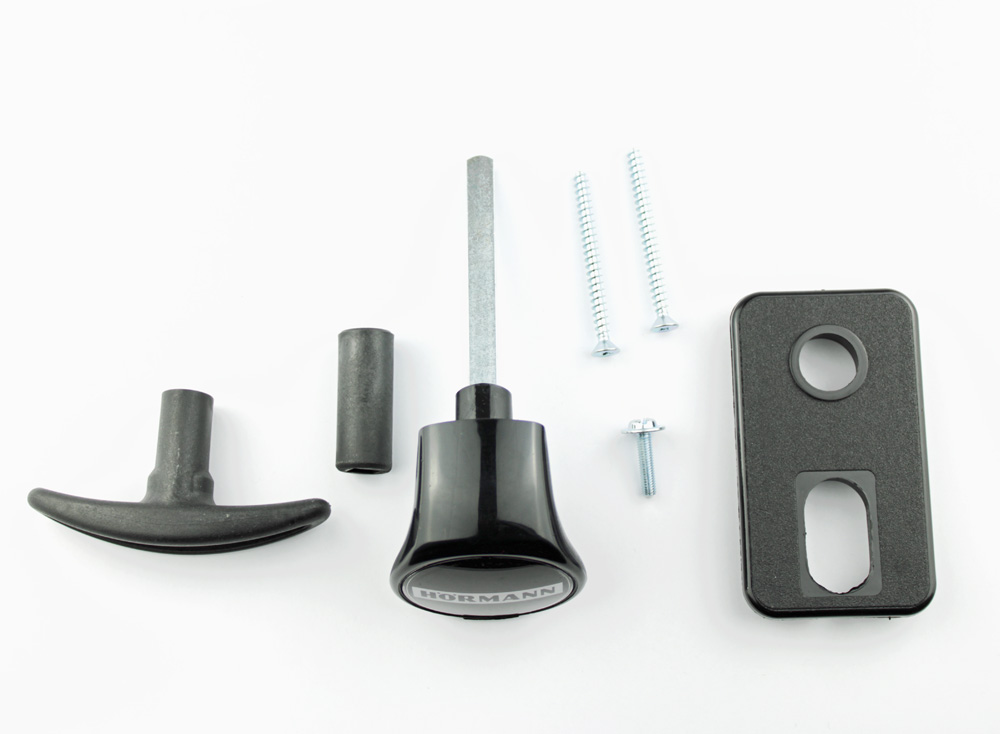 Hörmann Torgriffgarnitur TS 42mm, ASSA, schwarz für Sektionaltor / 4015153 BILD 2