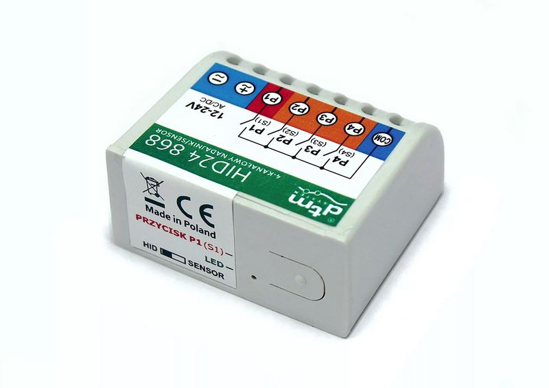 DTM HID24 868 4Kanal Funksender/Sensor, 868MHz, Reichweite bis 250m für Antriebe BILD 2